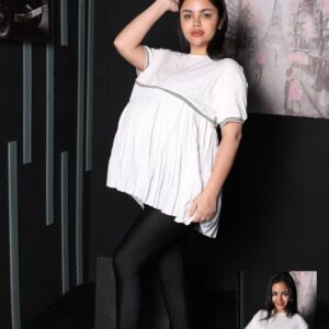 تونیک بارداری با زیپ شیردهی